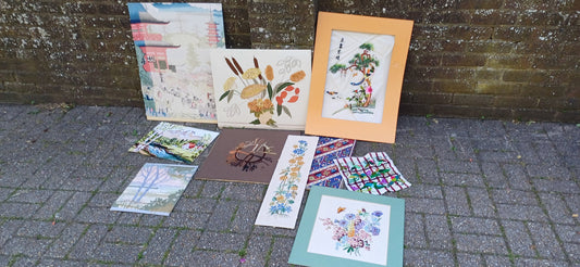 Collection of Vintage Embroidery Pictures. Embroideries.
