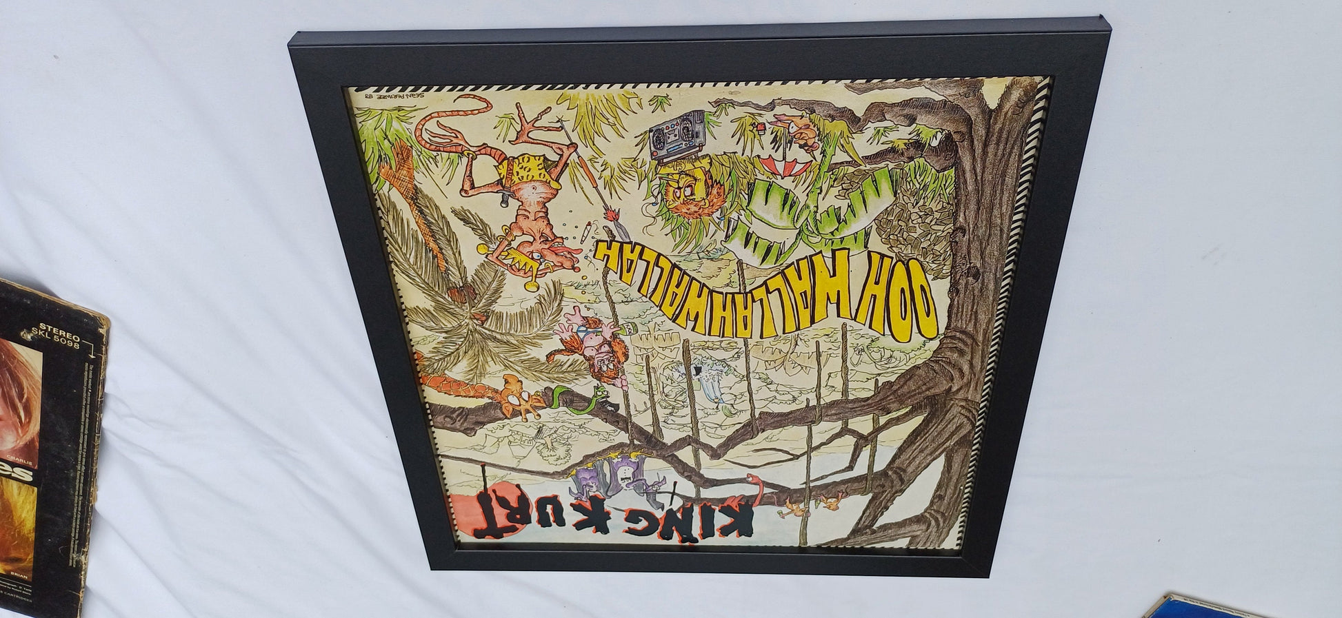 King Kurt Ooh Wallah Wallah Genuine Original Framed Glazed Album Cover Pop Art Memorabilia.