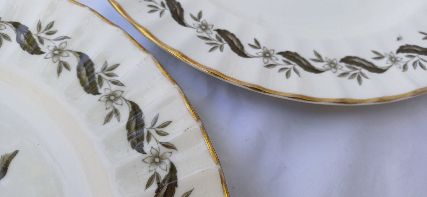 Vintage Royal Worcester Bernina Sandwich Cake Set with Tiered Cake Plate. Tea Party!