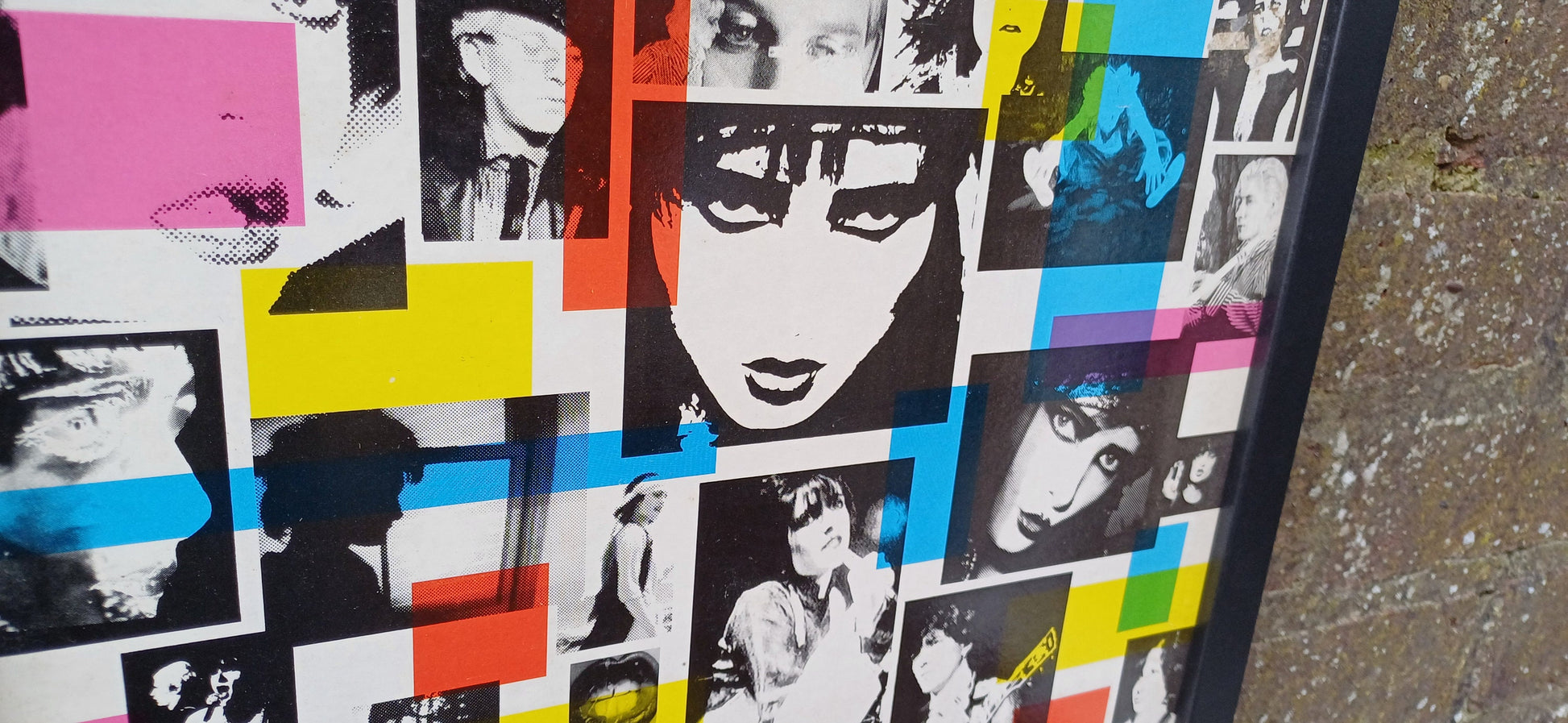 Siouxsie and the Banshees Greatest Hits Genuine Original Framed Glazed Album Cover Pop Art Memorabilia.