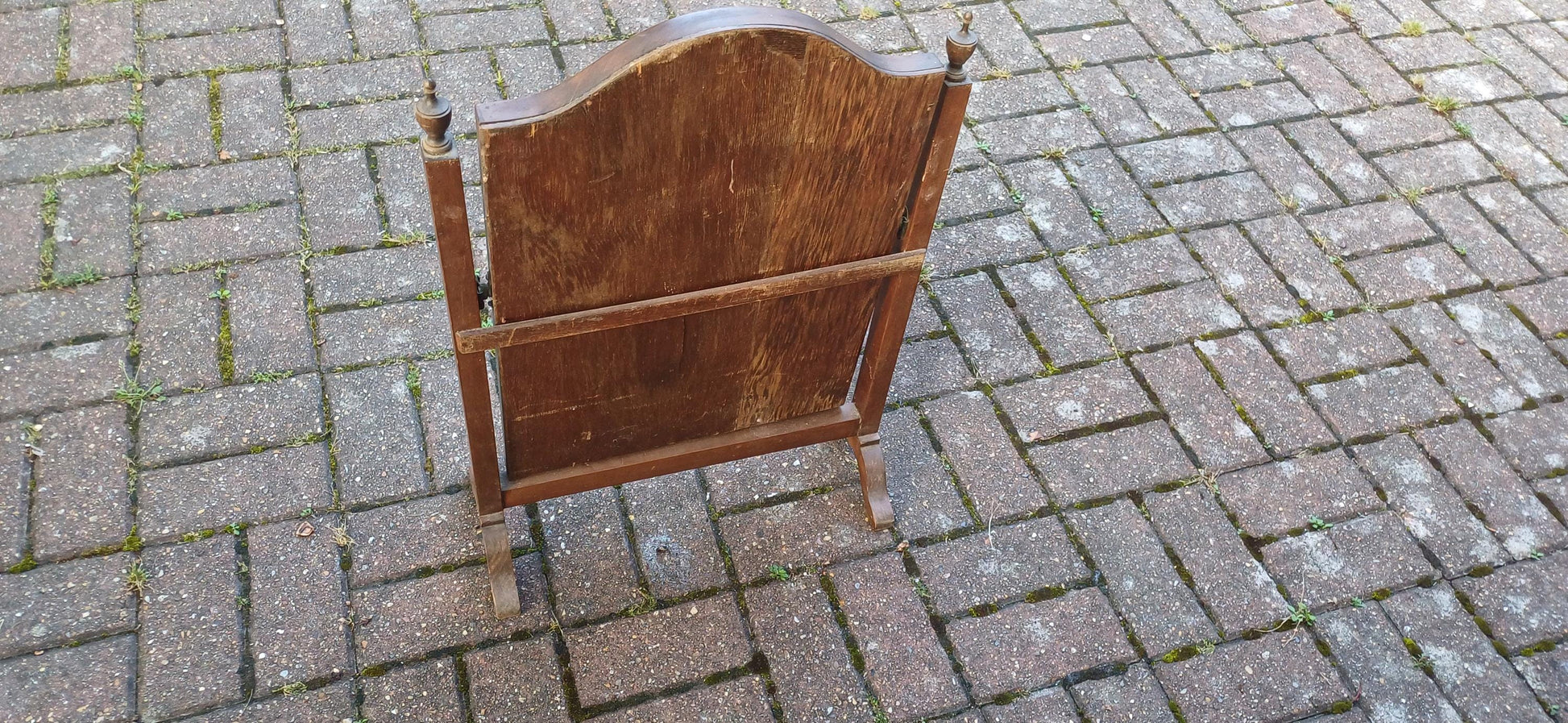 Large Early 20th Century Vintage Mahogany Swing Dressing Table Mirror.