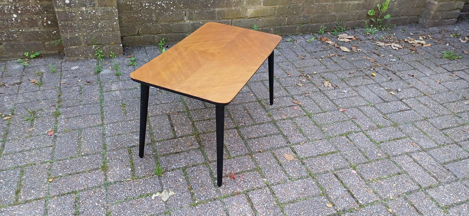 Classic Vintage 1960s Retro Coffee Table. Quirky Side Table TV Media Stand