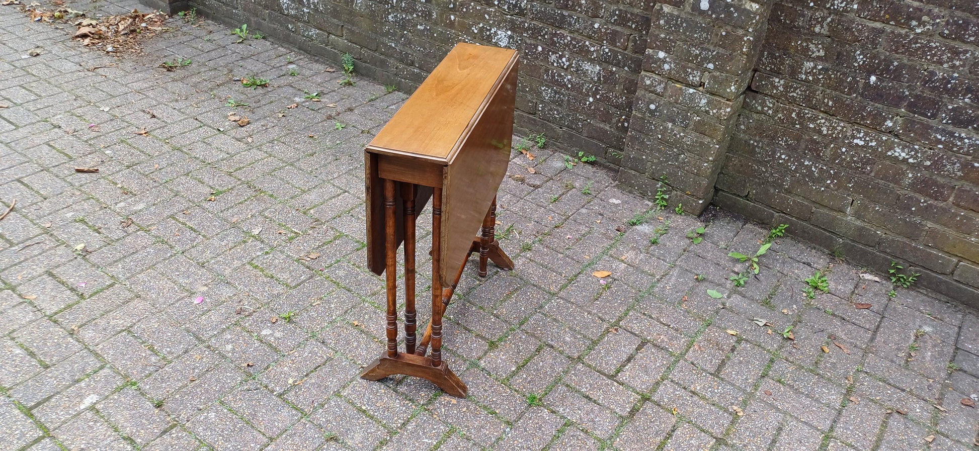 Top Quality Vintage Mahogany Victorian Rotating Sutherland Table Folding Space Saver
