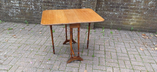 Top Quality Vintage Mahogany Victorian Rotating Sutherland Table Folding Space Saver