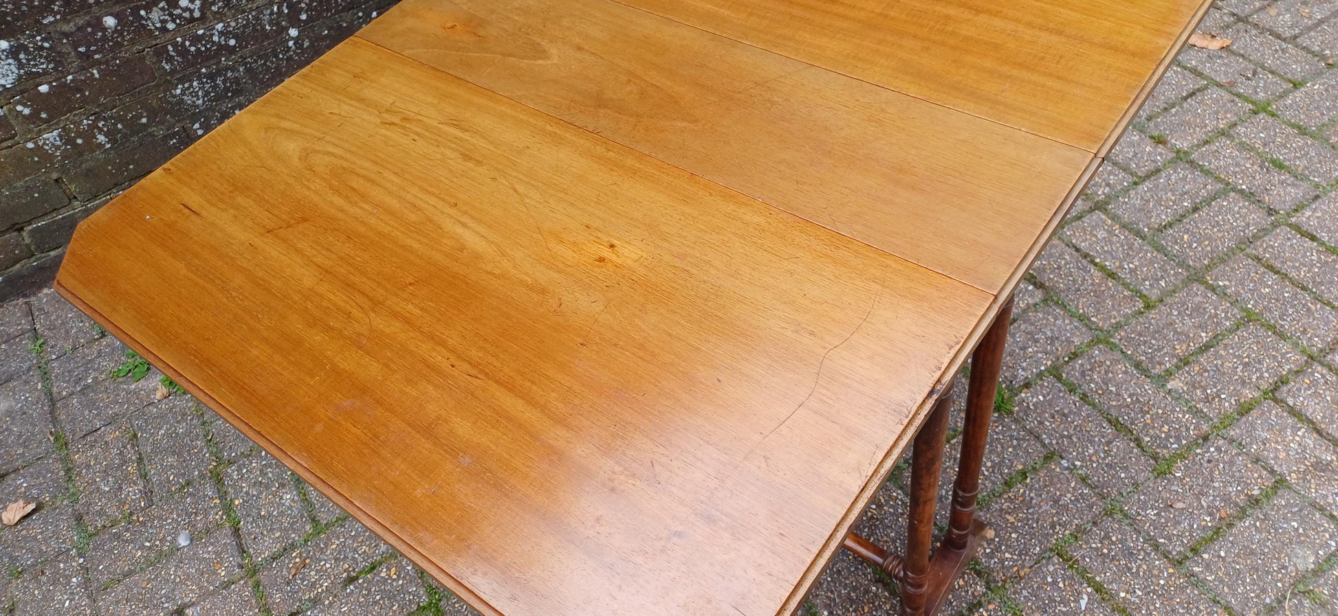 Top Quality Vintage Mahogany Victorian Rotating Sutherland Table Folding Space Saver