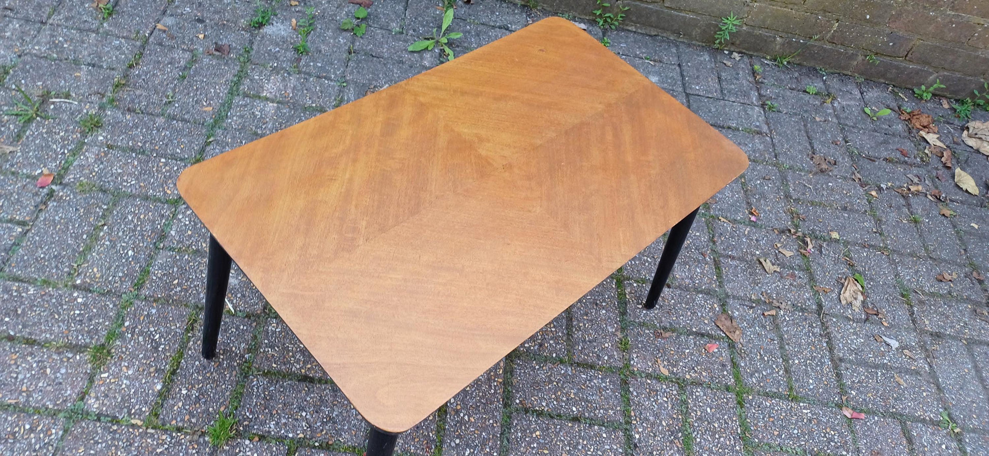 Classic Vintage 1960s Retro Coffee Table. Quirky Side Table TV Media Stand