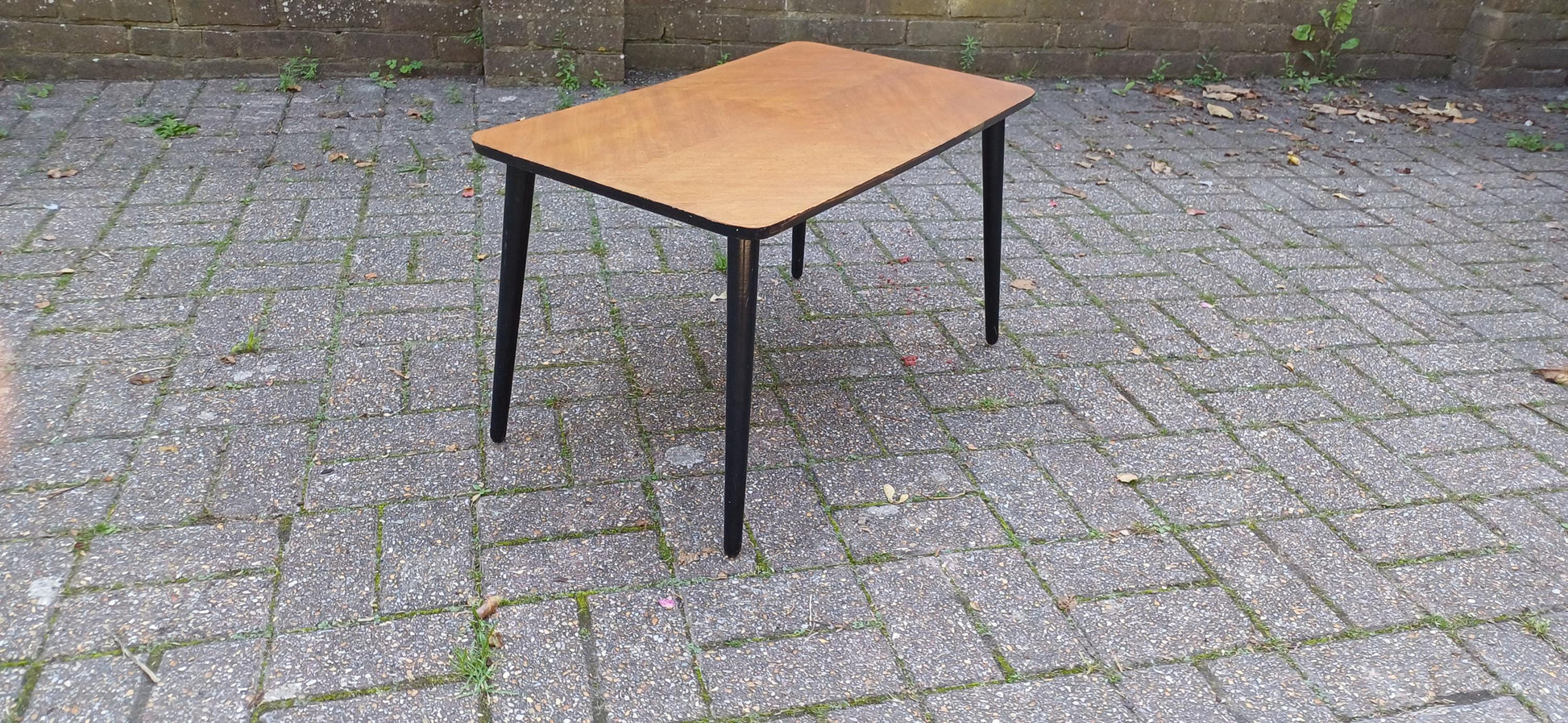 Classic Vintage 1960s Retro Coffee Table. Quirky Side Table TV Media Stand