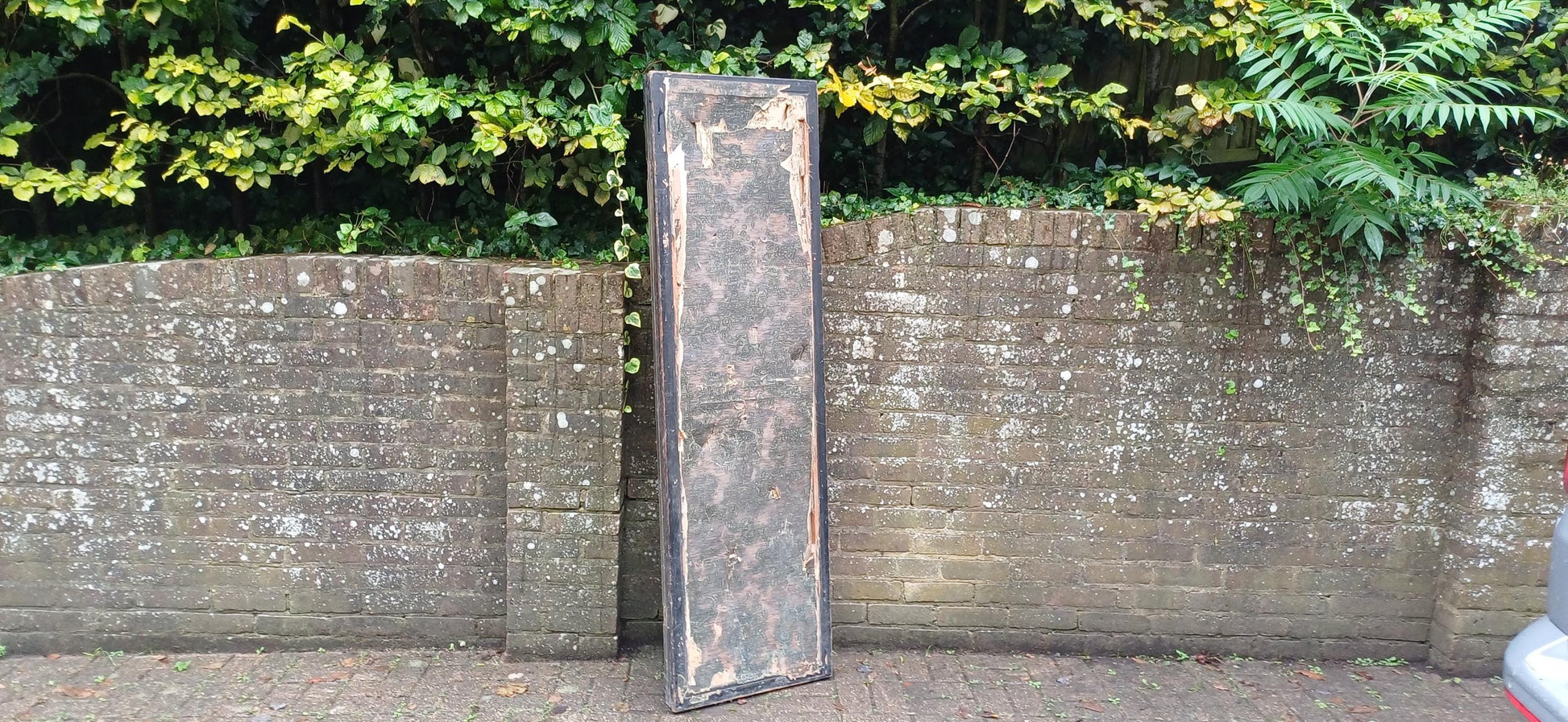 Oriental Bohemian Vintage Late Victorian 3 Fold Screen Room Divider
