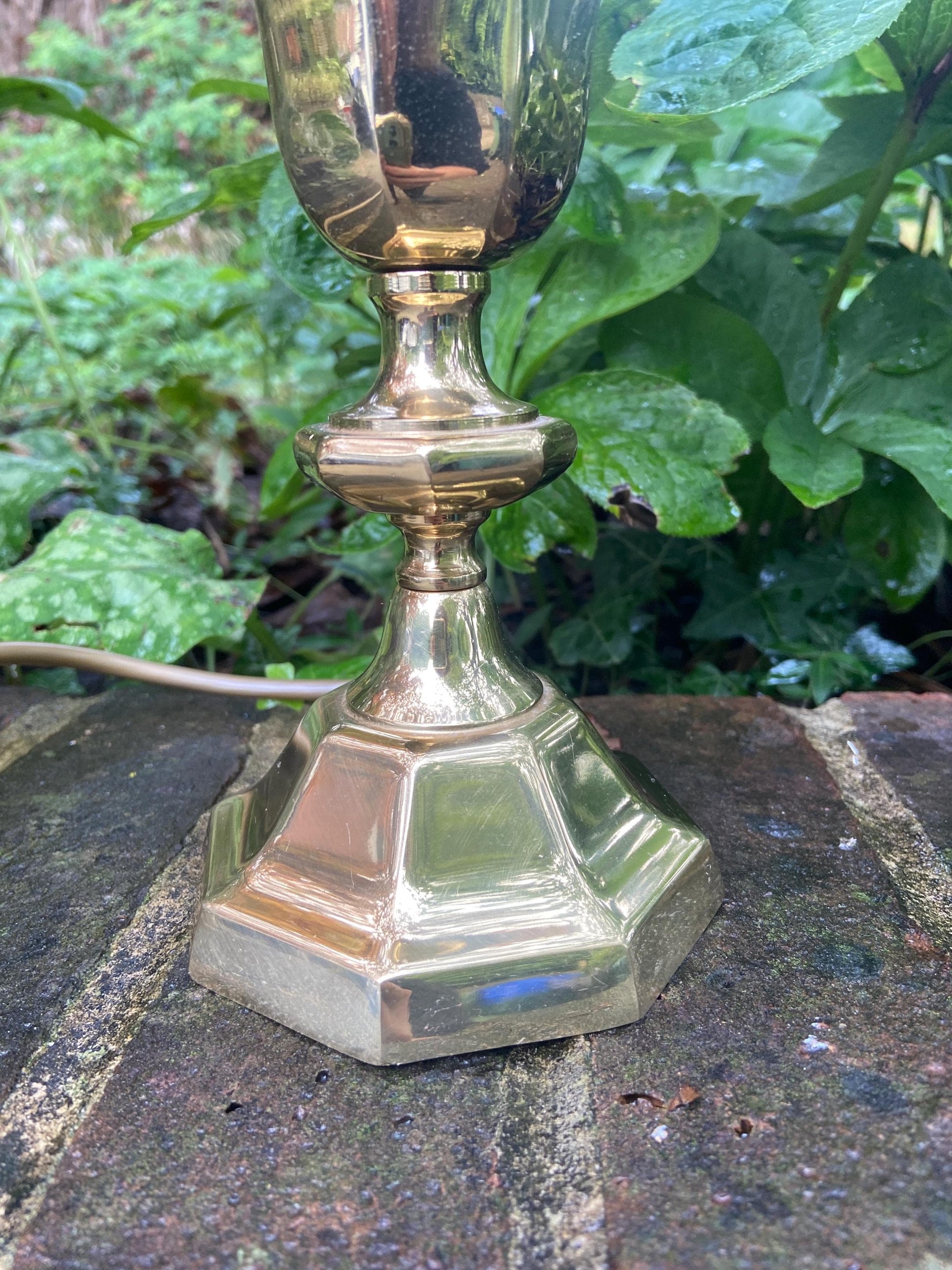 Classic Brass Vintage Table Lamp - VGC and working