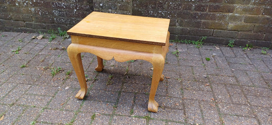 Unusual Ash Vintage Victorian Stool with Inner Compartment Top Quality and Well Made Perfect for Hallway Stool Key Storage Piano Stool.