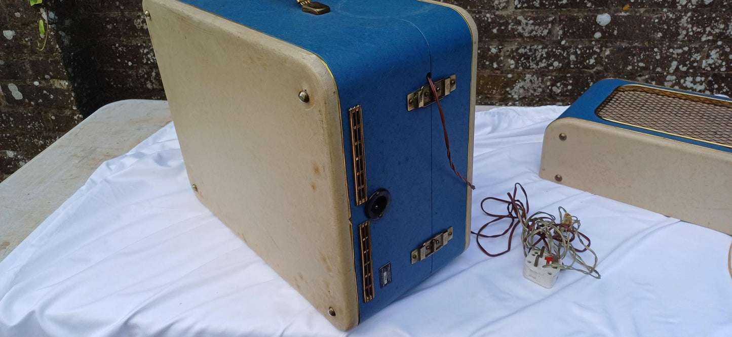 Retro Dream! Superb Mid 20th Century Record Player and Speaker ‘Fidelity Radio’
