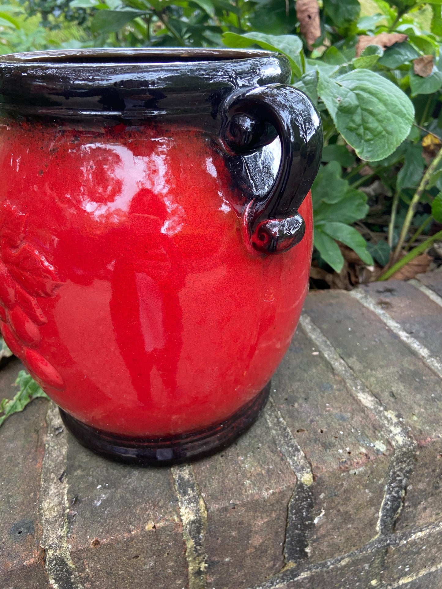 West German Vintage Rumtopf Jar - pottery vase, retro pottery