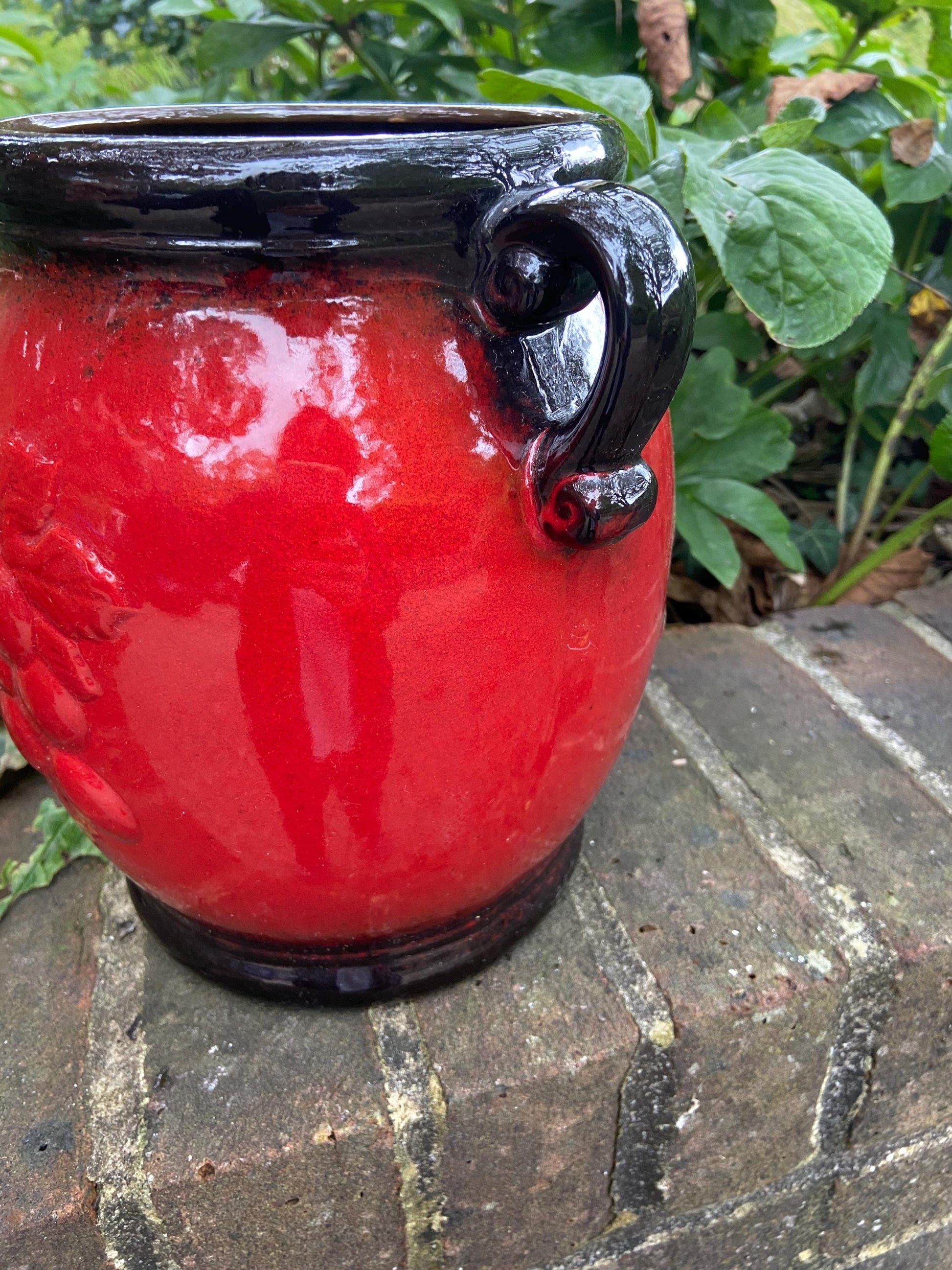 West German Vintage Rumtopf Jar - pottery vase, retro pottery