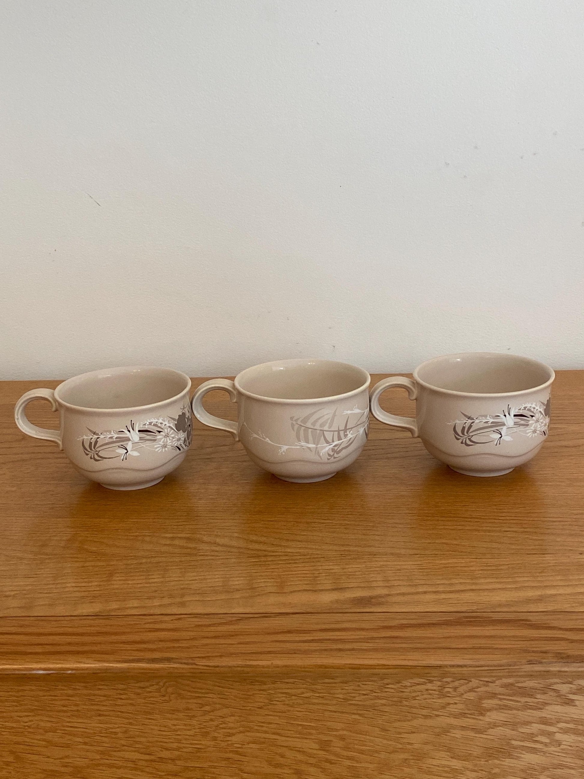 Vintage Mandalay by Poole Pottery – Coffee/Tea Pot & 3 cups, 5 saucers (9 pcs)