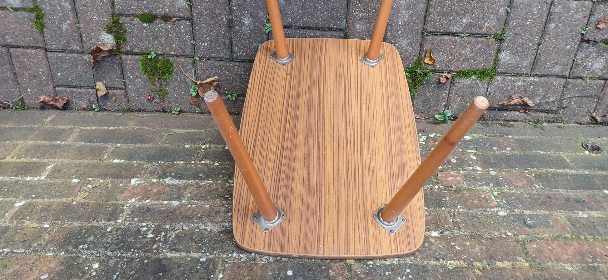 Small Mid-Century Retro Coffee Table | Compact Multi-Purpose Table | Vintage Functional Decor