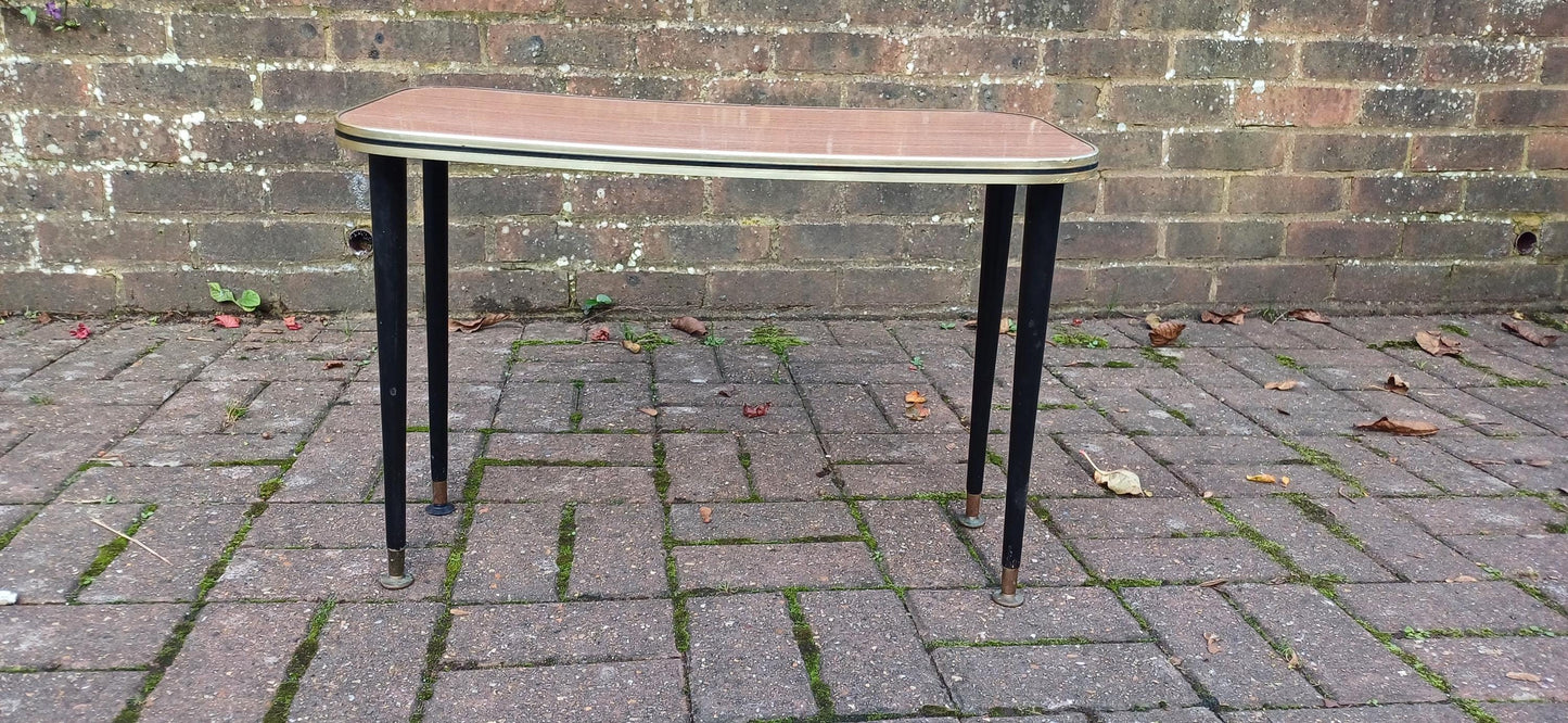 Small Mid-Century Retro Coffee Table | Compact Multi-Purpose Table | Vintage Functional Decor
