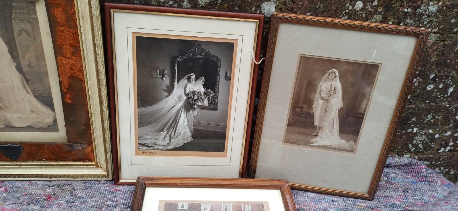 A Very Rare Set of Vintage Wedding and Wedding Dresses Photographs from Victorian Era Onwards