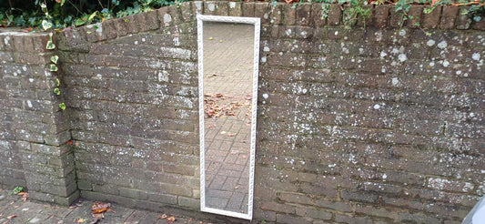 Amazing Tall Vintage Painted Mirror Contemporary Shabby Chic Farrow and Ball