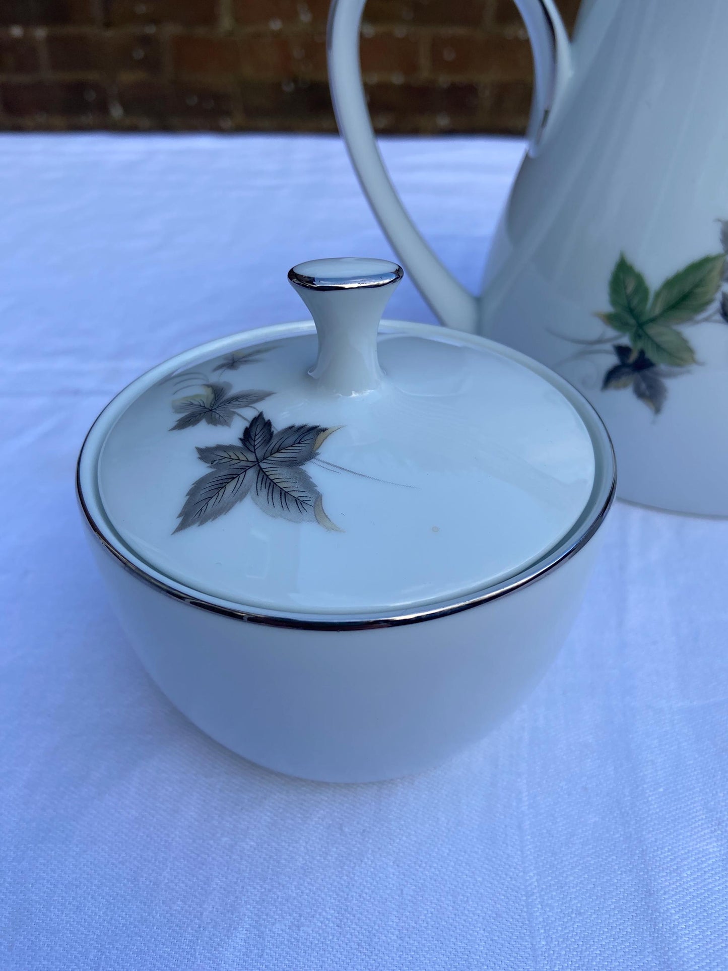 Vintage Noritake KERRIE Retro Tea / Coffee 3 piece set - tea coffee pot, sugar bowl, milk jug - excellent condition