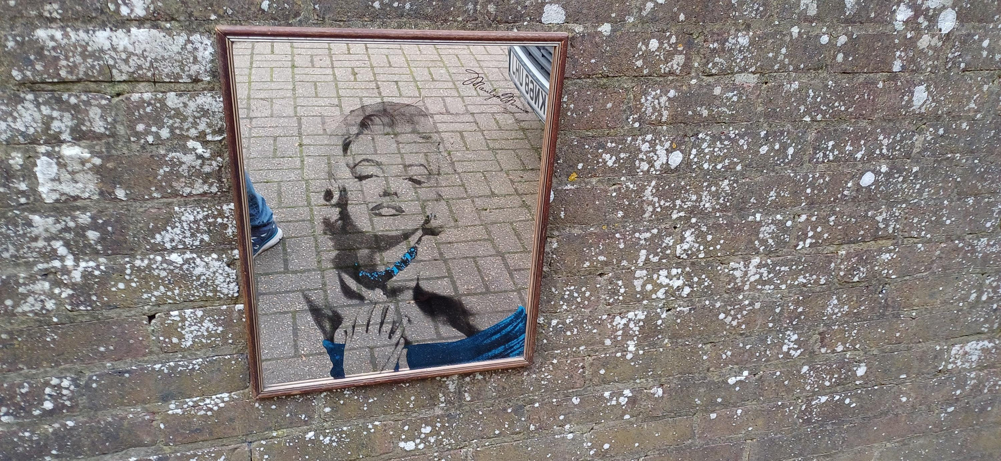 Glam Vintage 80s Marilyn Monroe Decorative Wall Mirror – Hollywood-Inspired Home Decor