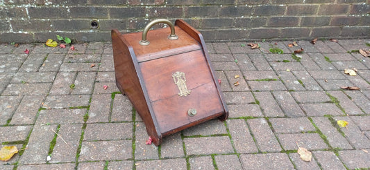 Beautiful Top Quality Vintage Antique Victorian Coal Scuttle Holder Bin Perfect for Kindling