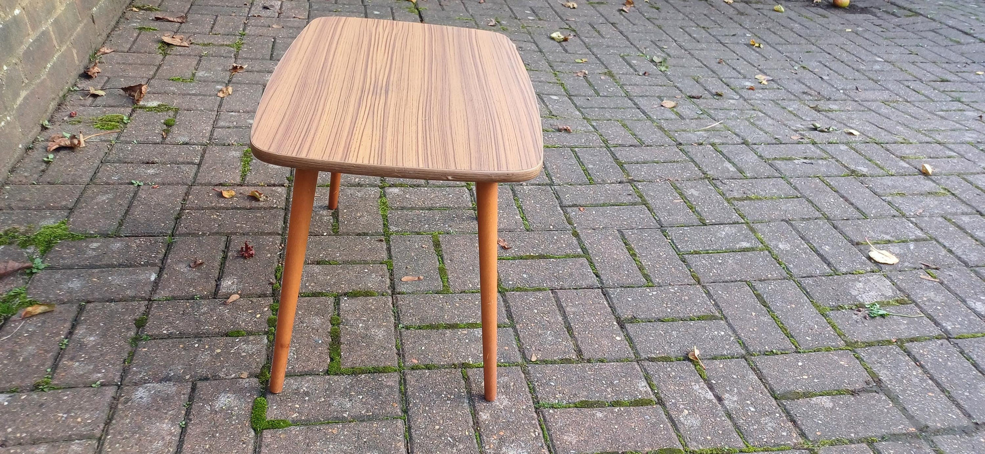 Small Mid-Century Retro Coffee Table | Compact Multi-Purpose Table | Vintage Functional Decor