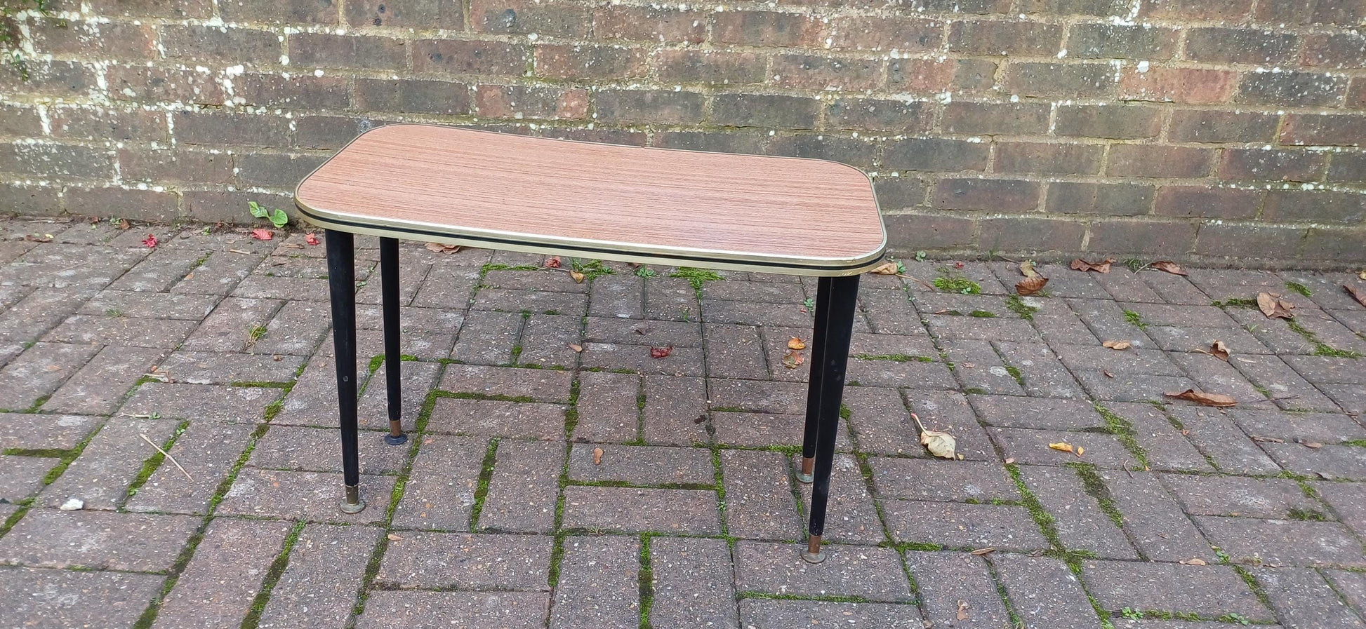 Small Mid-Century Retro Coffee Table | Compact Multi-Purpose Table | Vintage Functional Decor
