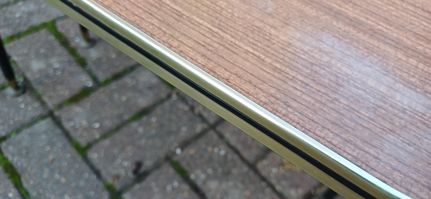 Small Mid-Century Retro Coffee Table | Compact Multi-Purpose Table | Vintage Functional Decor