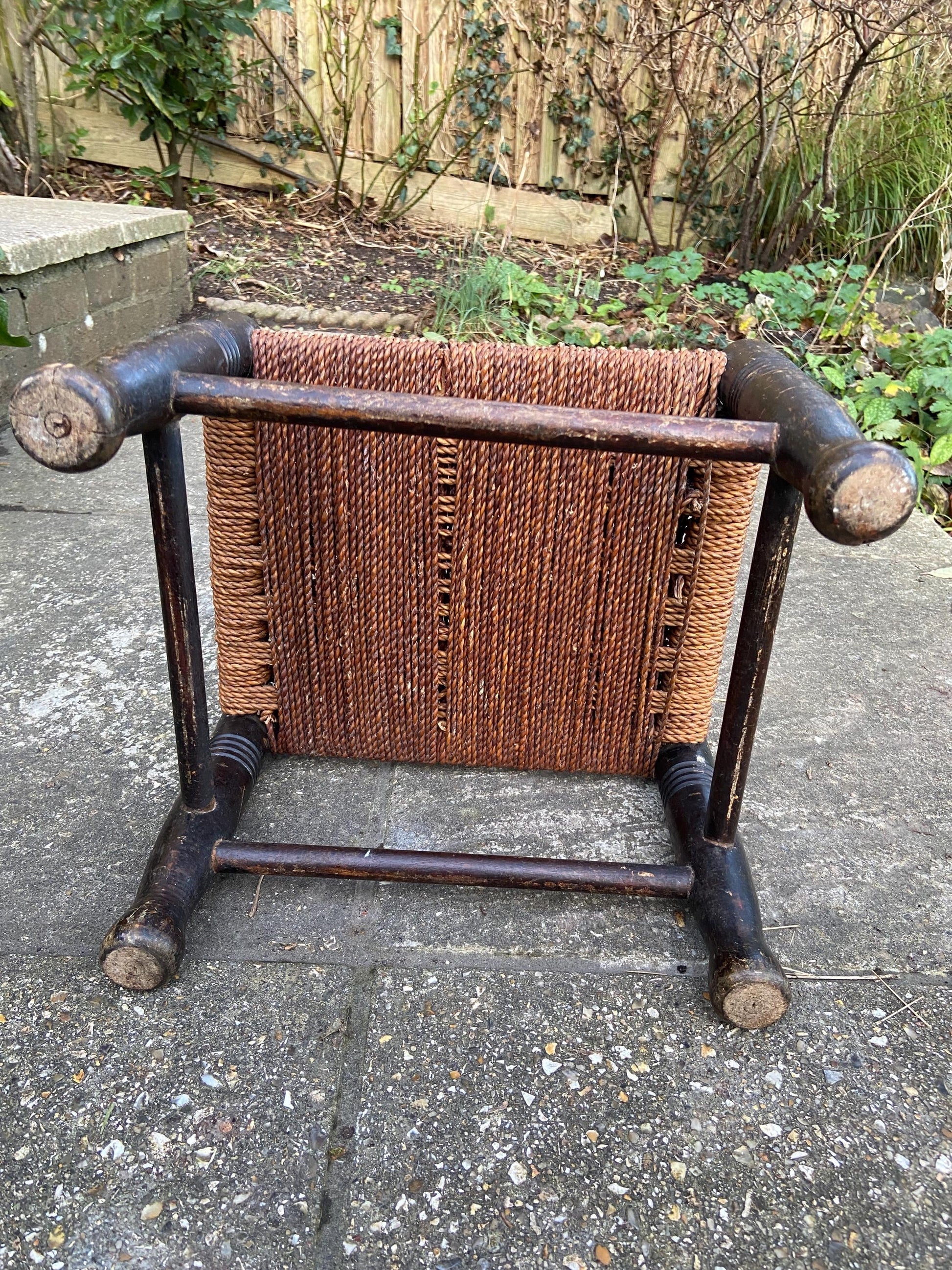 string vintage stool