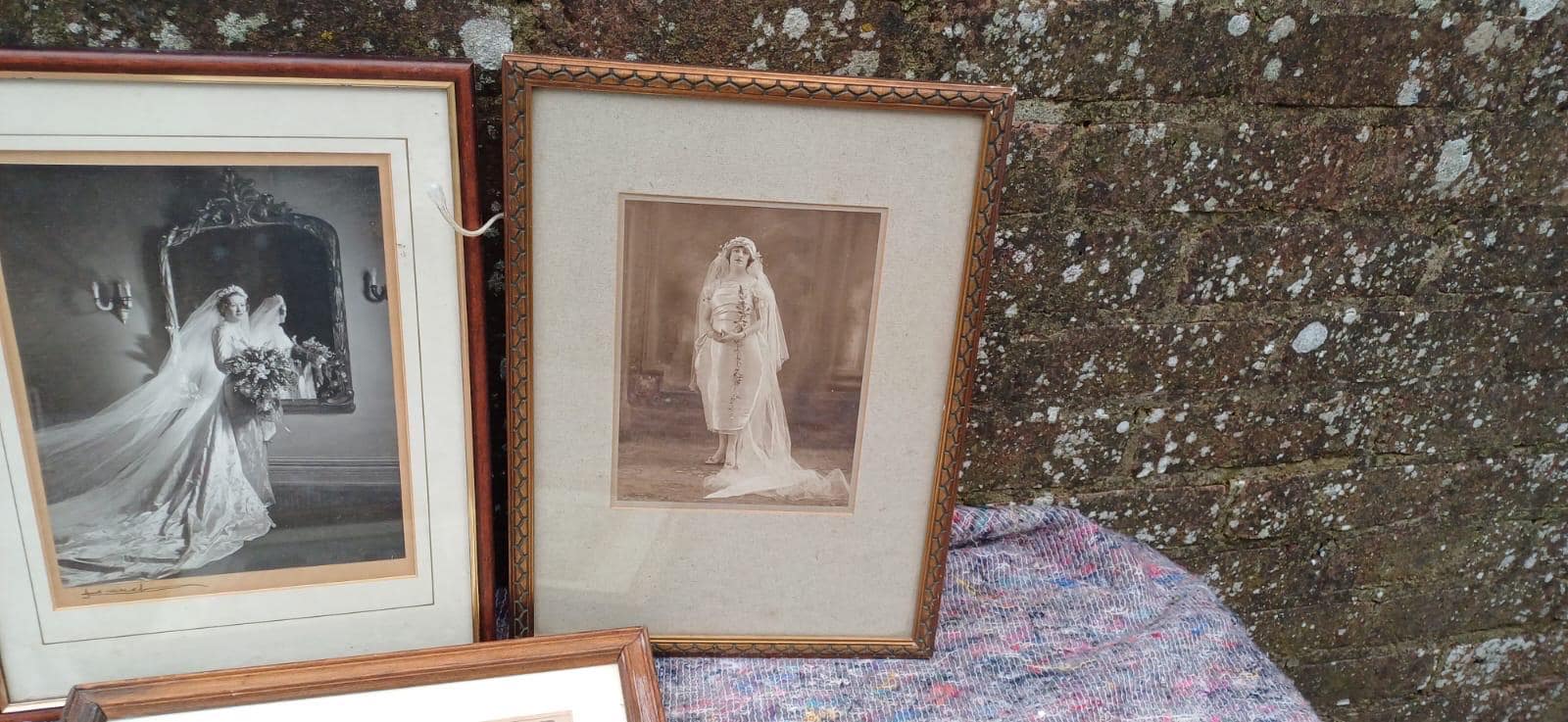 A Very Rare Set of Vintage Wedding and Wedding Dresses Photographs from Victorian Era Onwards