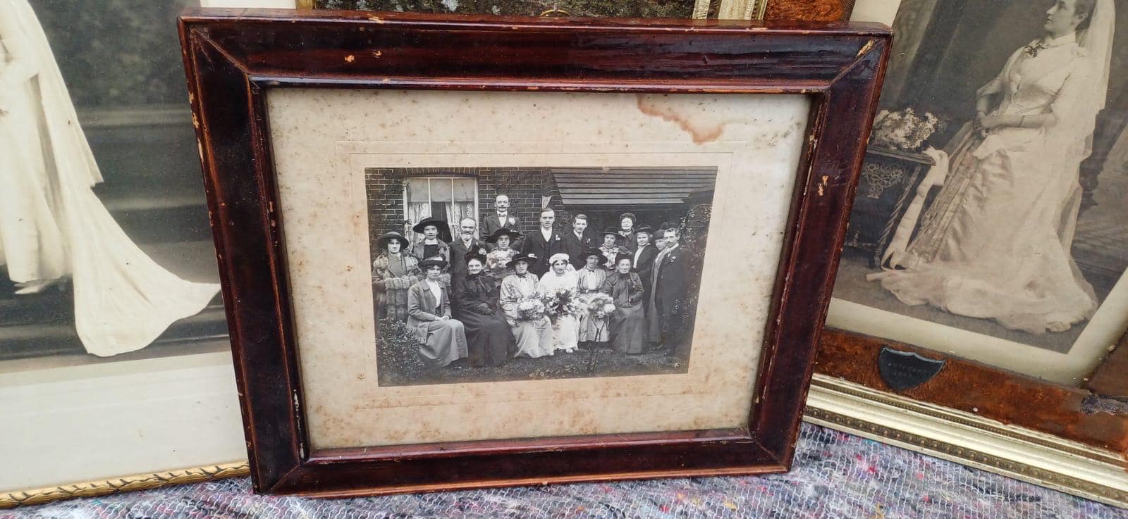 A Very Rare Set of Vintage Wedding and Wedding Dresses Photographs from Victorian Era Onwards