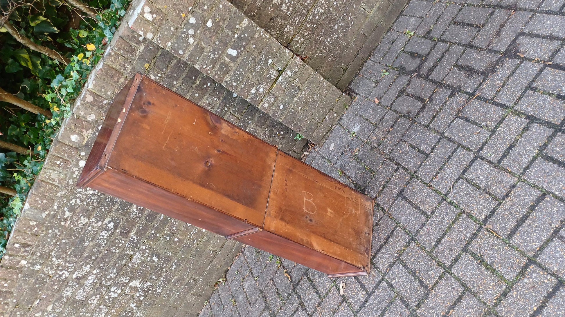 Oh So Practical Thin Upcycled Mahogany Solid Victorian Bookcase Shelves