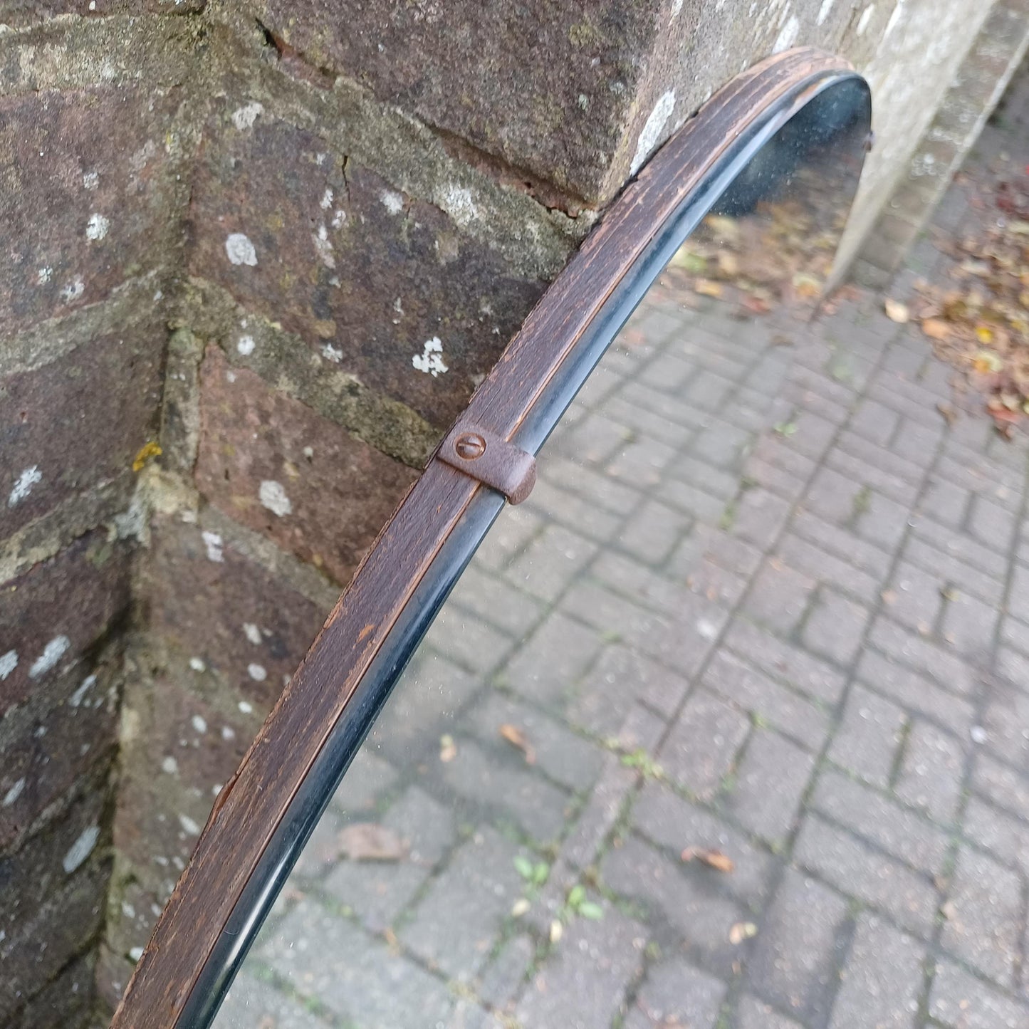 Huge Vintage Mid Century Art Deco Retro Wall Mirror FREE HAND Delivery