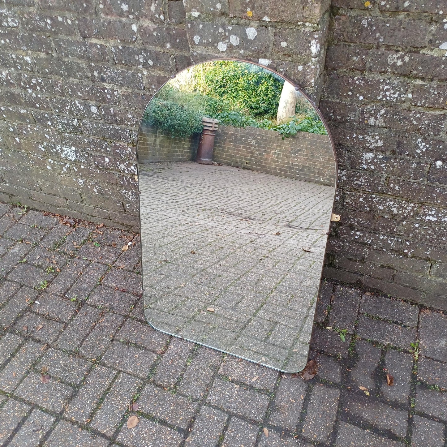 Huge Vintage Mid Century Art Deco Retro Wall Mirror FREE HAND Delivery