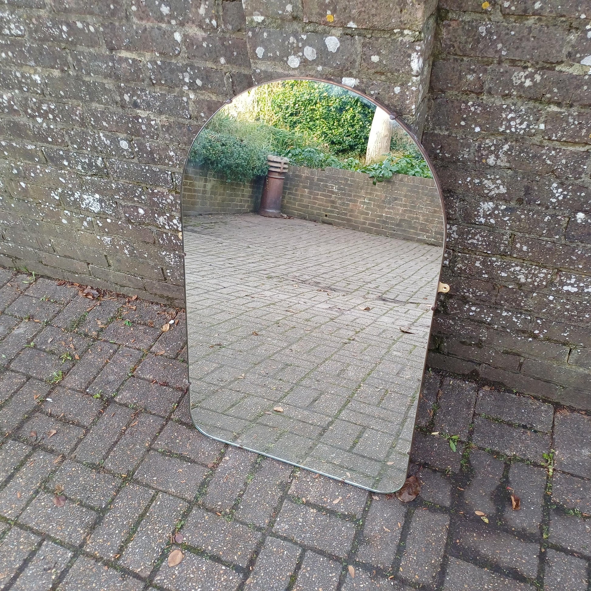 Huge Vintage Mid Century Art Deco Retro Wall Mirror FREE HAND Delivery