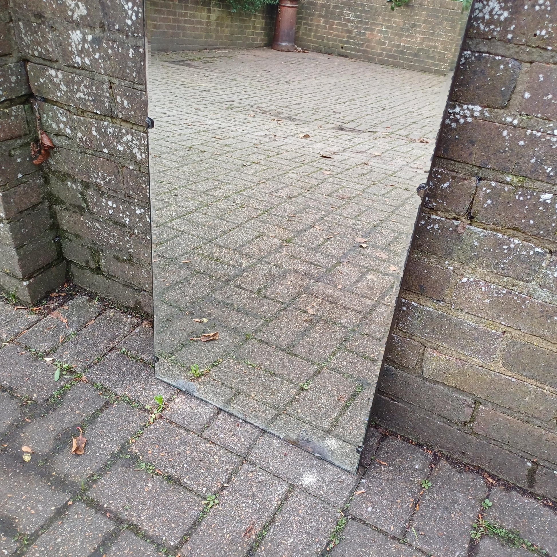 Huge Vintage Mid Century Art Deco Retro Wall Mirror FREE HAND Delivery