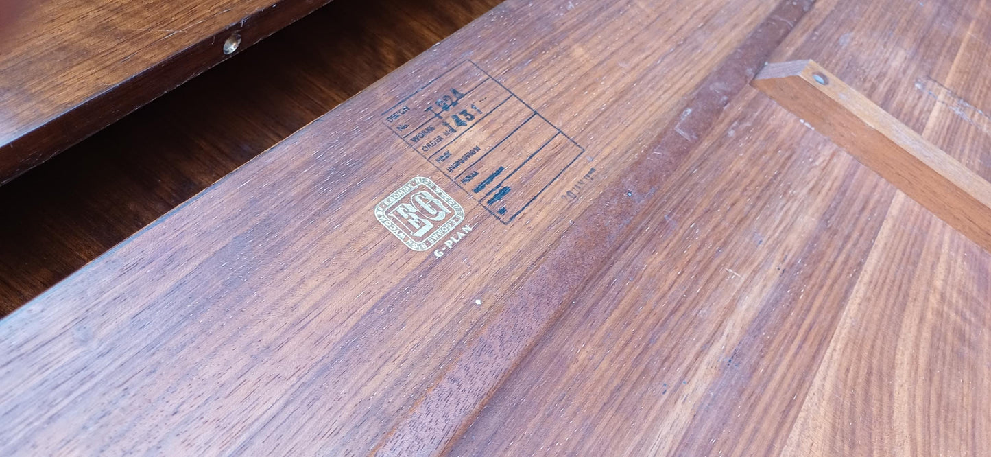 Vintage Mid-Century G Plan E. Gomme Teak Extending Dining Table - Vintage Retro Chic FREE HAND Delivery