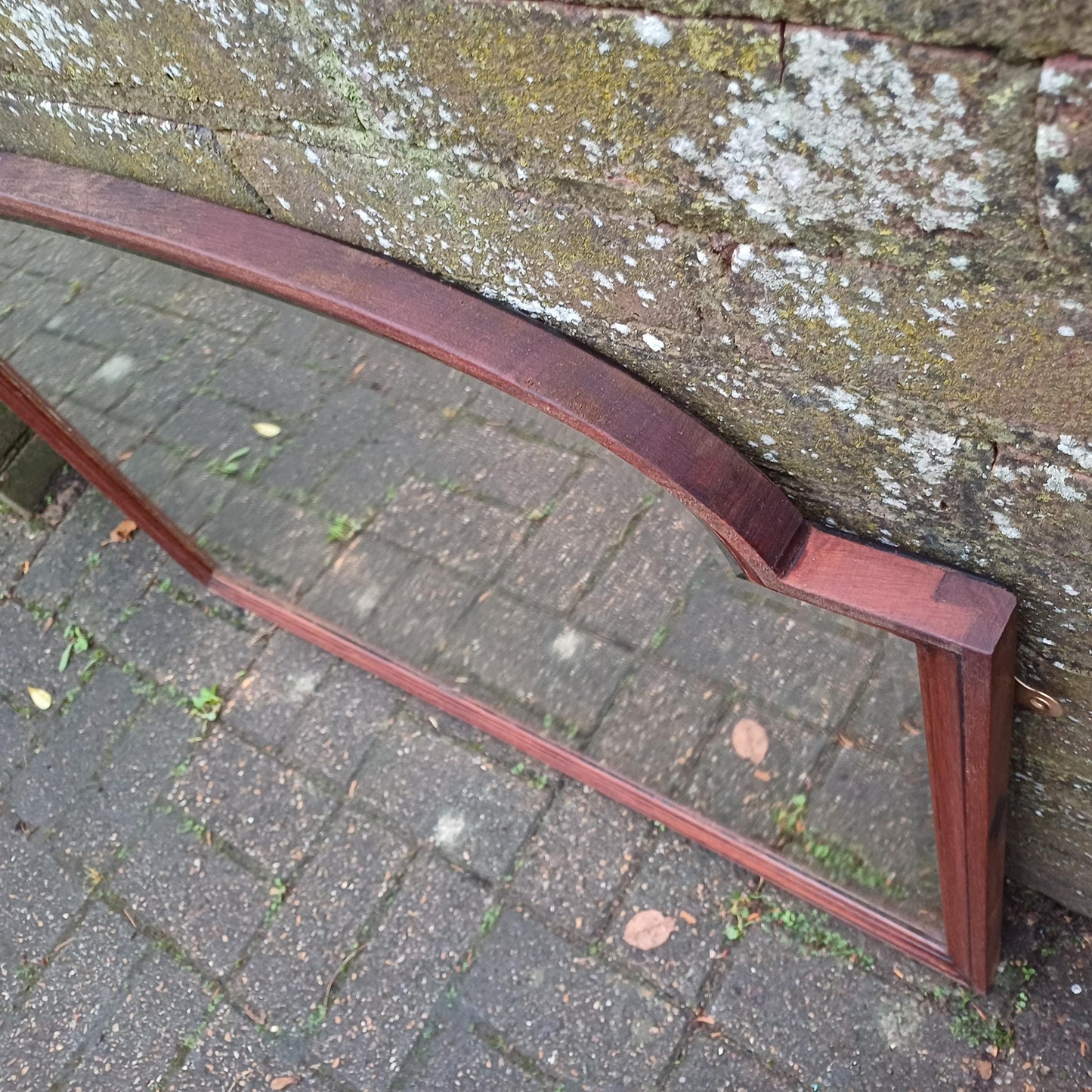 Huge Vintage Early 20th Century Mahogany Over Mantel or Wall Mirror Amazing Bevelled Glass FREE HAND Delivery