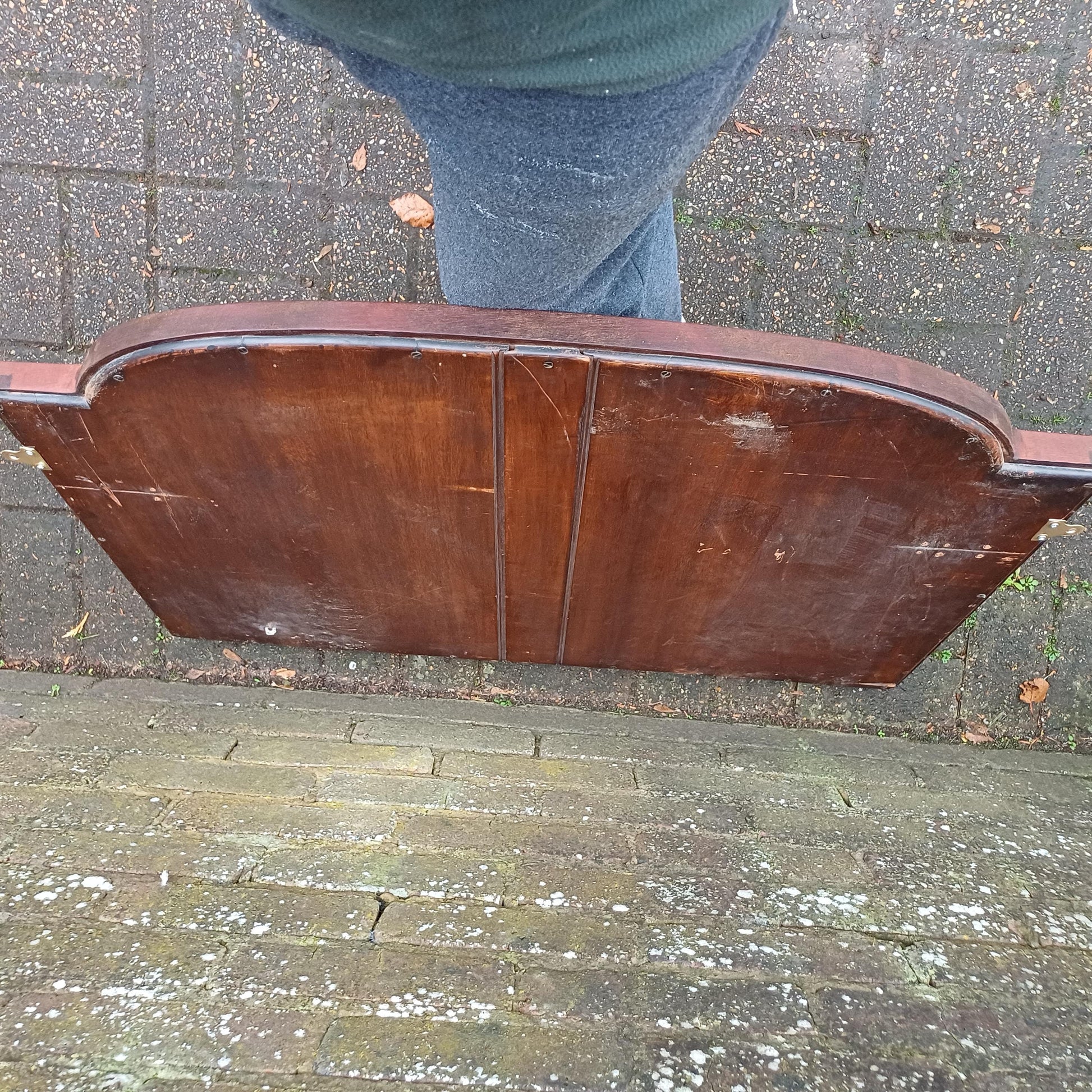 Huge Vintage Early 20th Century Mahogany Over Mantel or Wall Mirror Amazing Bevelled Glass FREE HAND Delivery