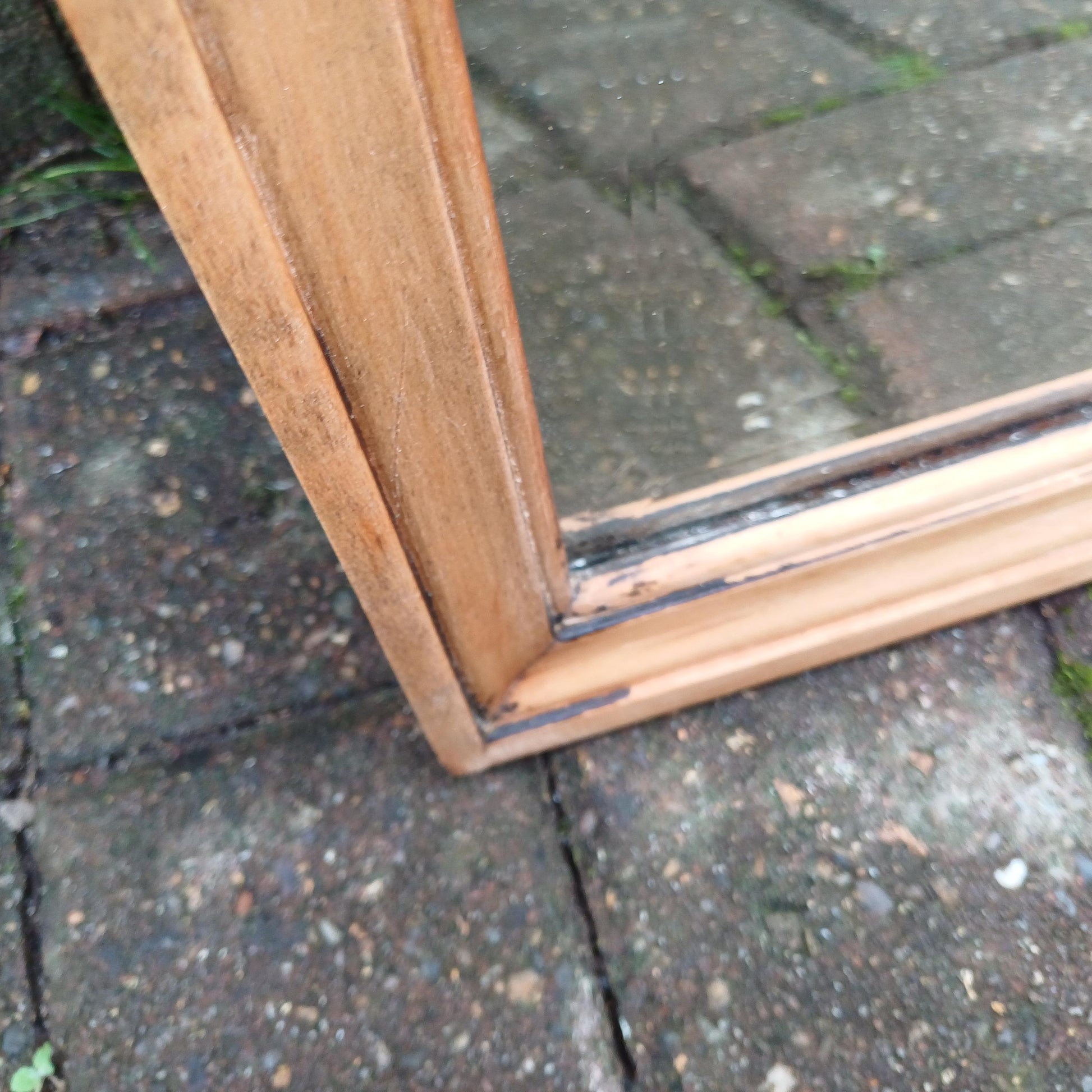 Huge Vintage Early 20th Century Hardwood Over Mantel or Wall Mirror Amazing Bevelled Glass FREE HAND Delivery