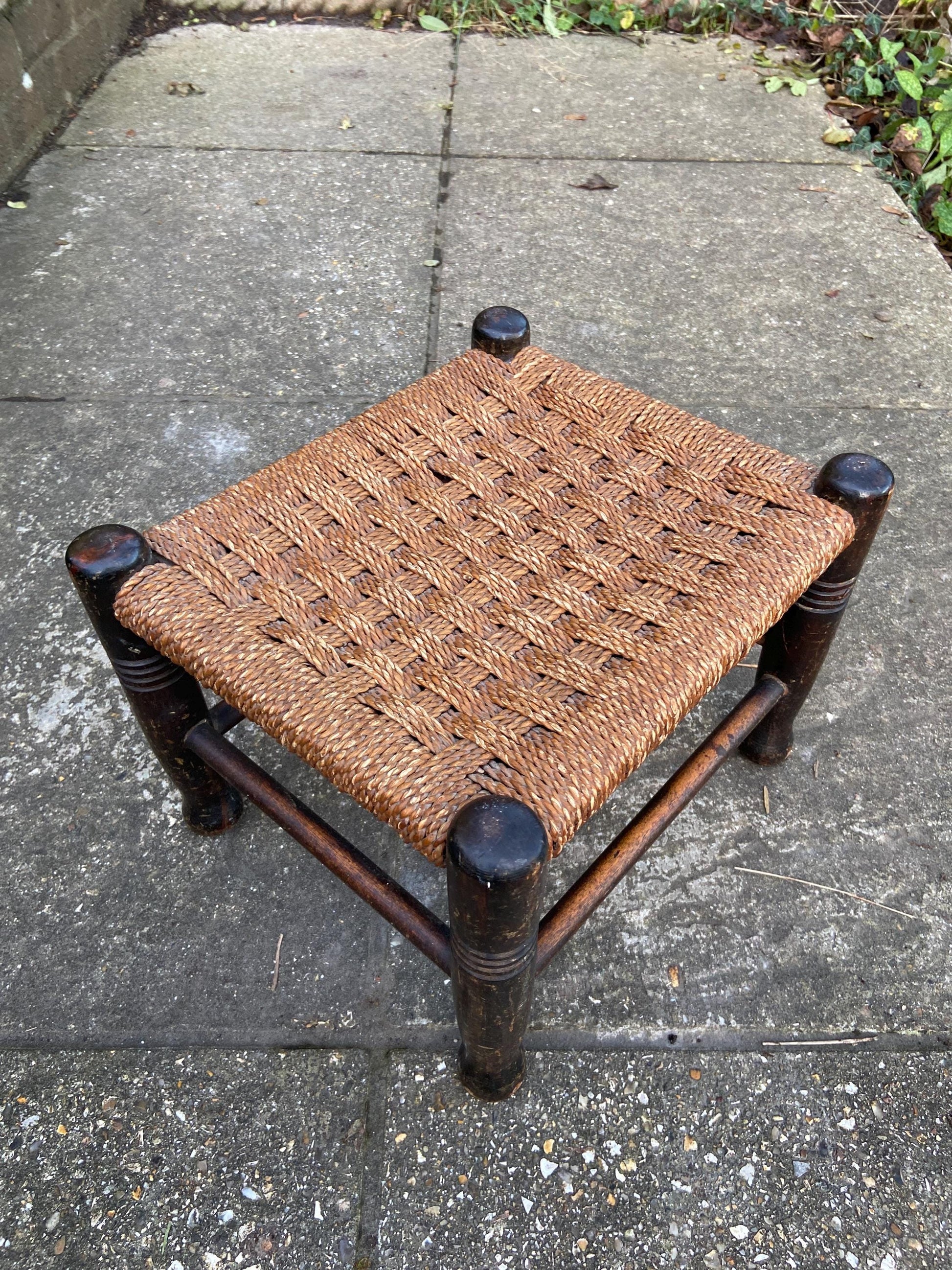 string vintage stool