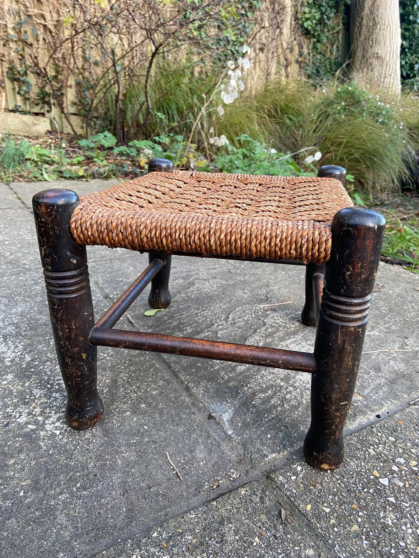 string vintage stool