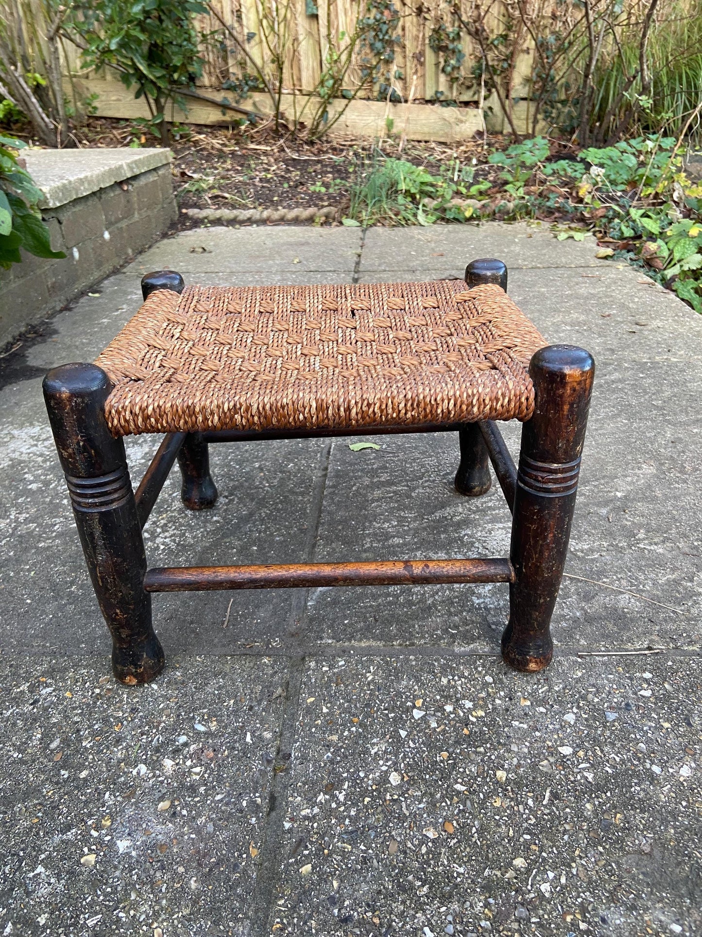 string vintage stool