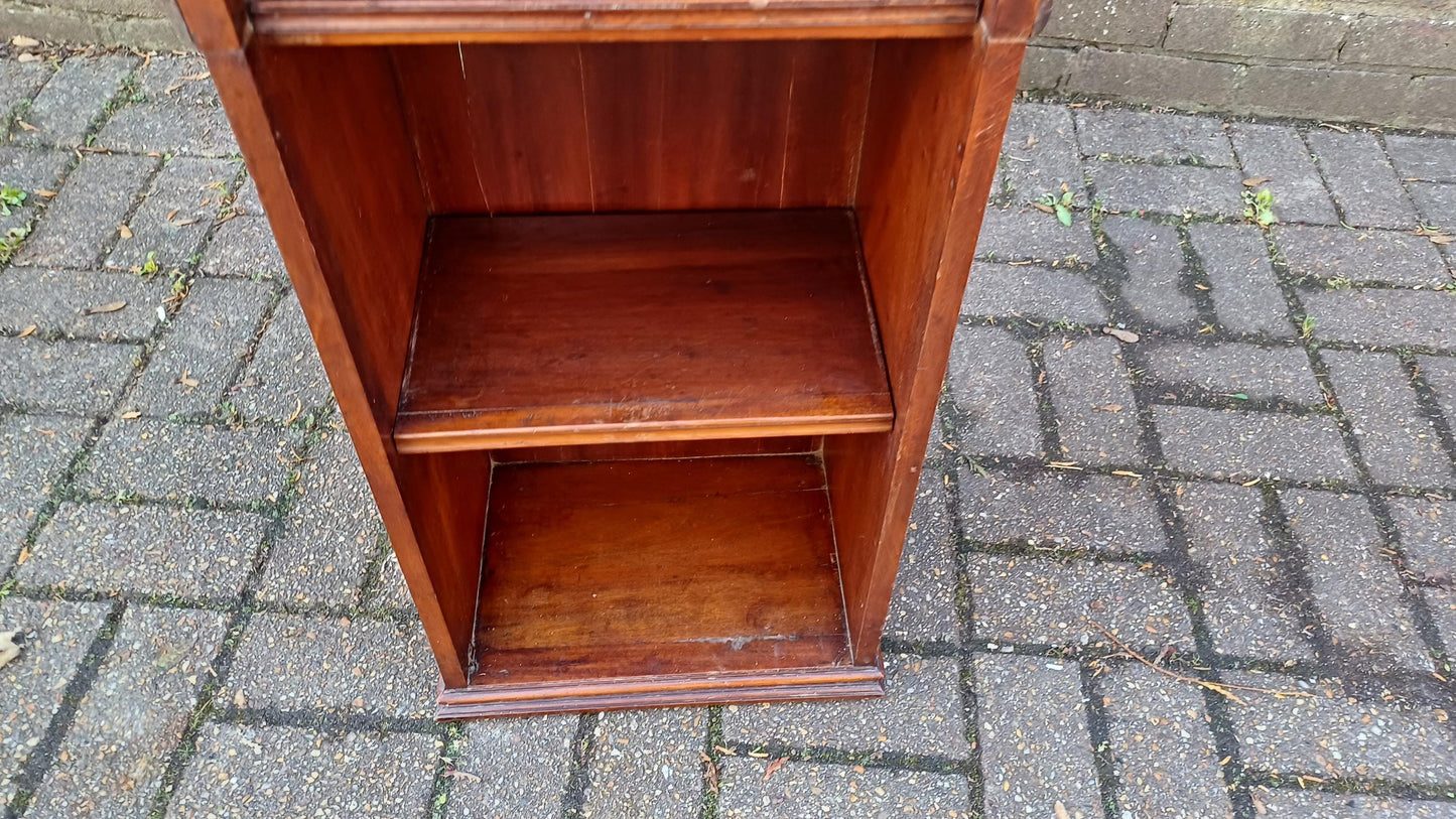 Oh So Practical Thin Upcycled Mahogany Solid Victorian Bookcase Shelves