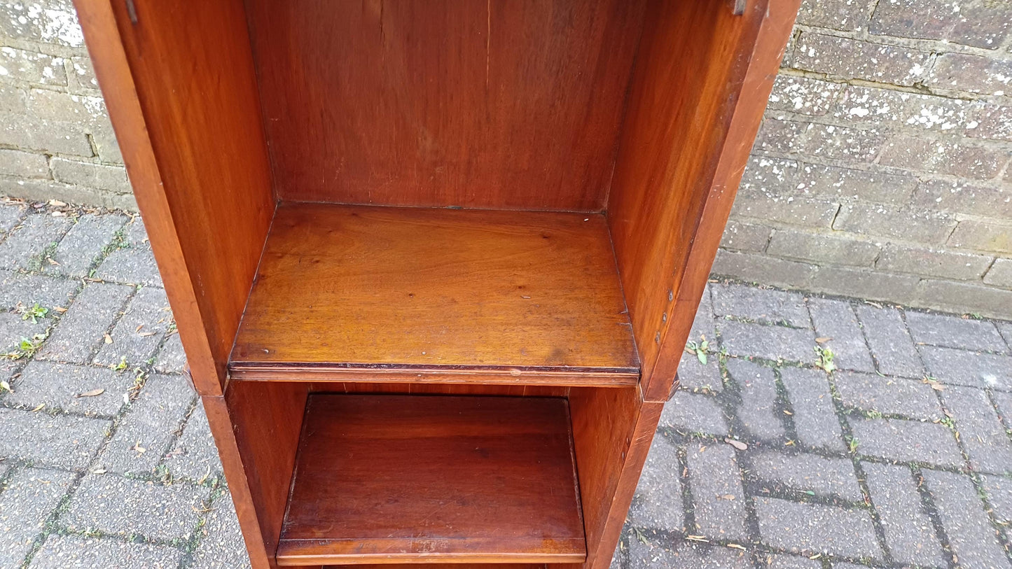 Oh So Practical Thin Upcycled Mahogany Solid Victorian Bookcase Shelves