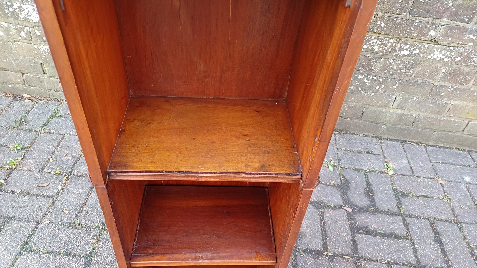 Oh So Practical Thin Upcycled Mahogany Solid Victorian Bookcase Shelves