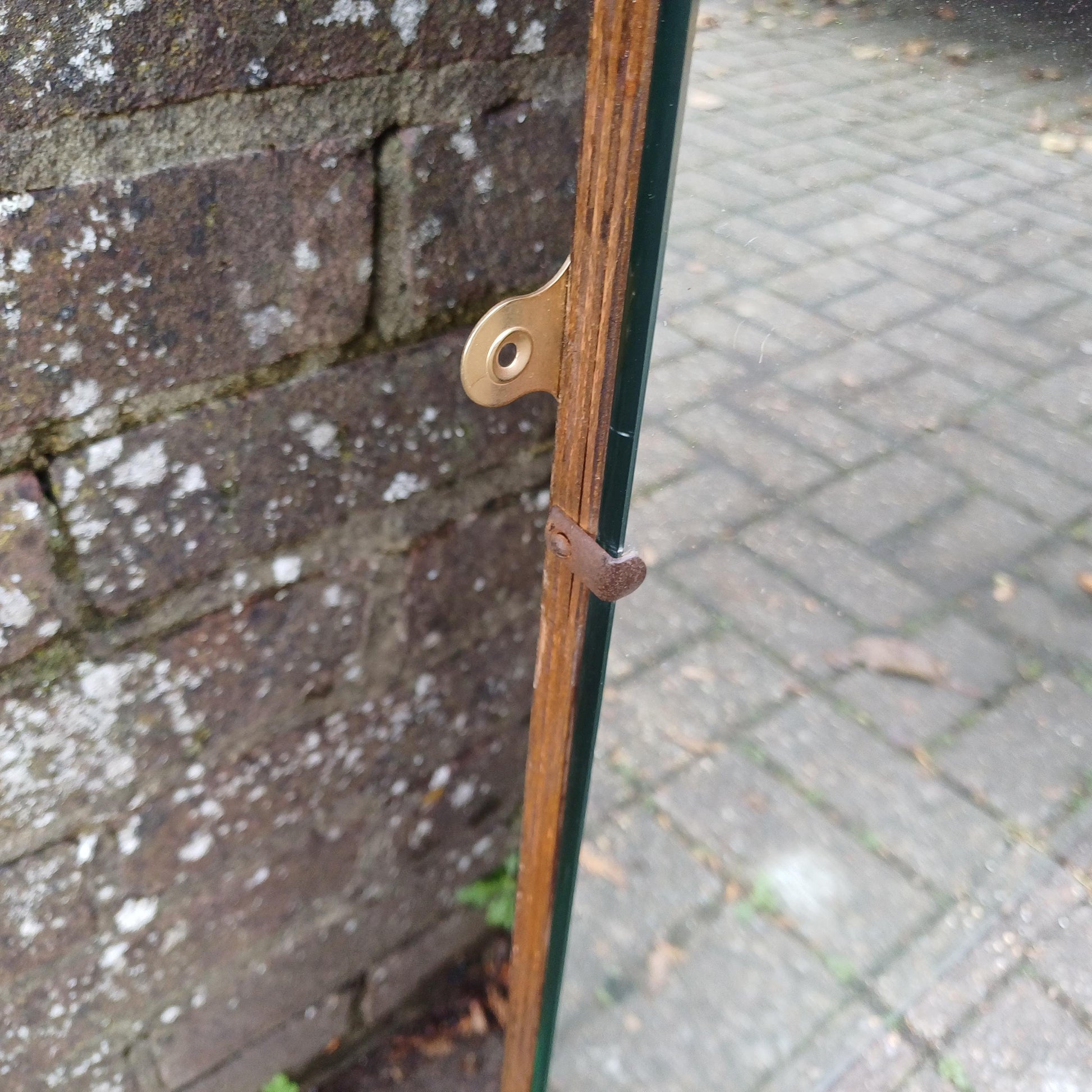 Huge Vintage Mid Century Art Deco Retro Wall Mirror FREE HAND Delivery