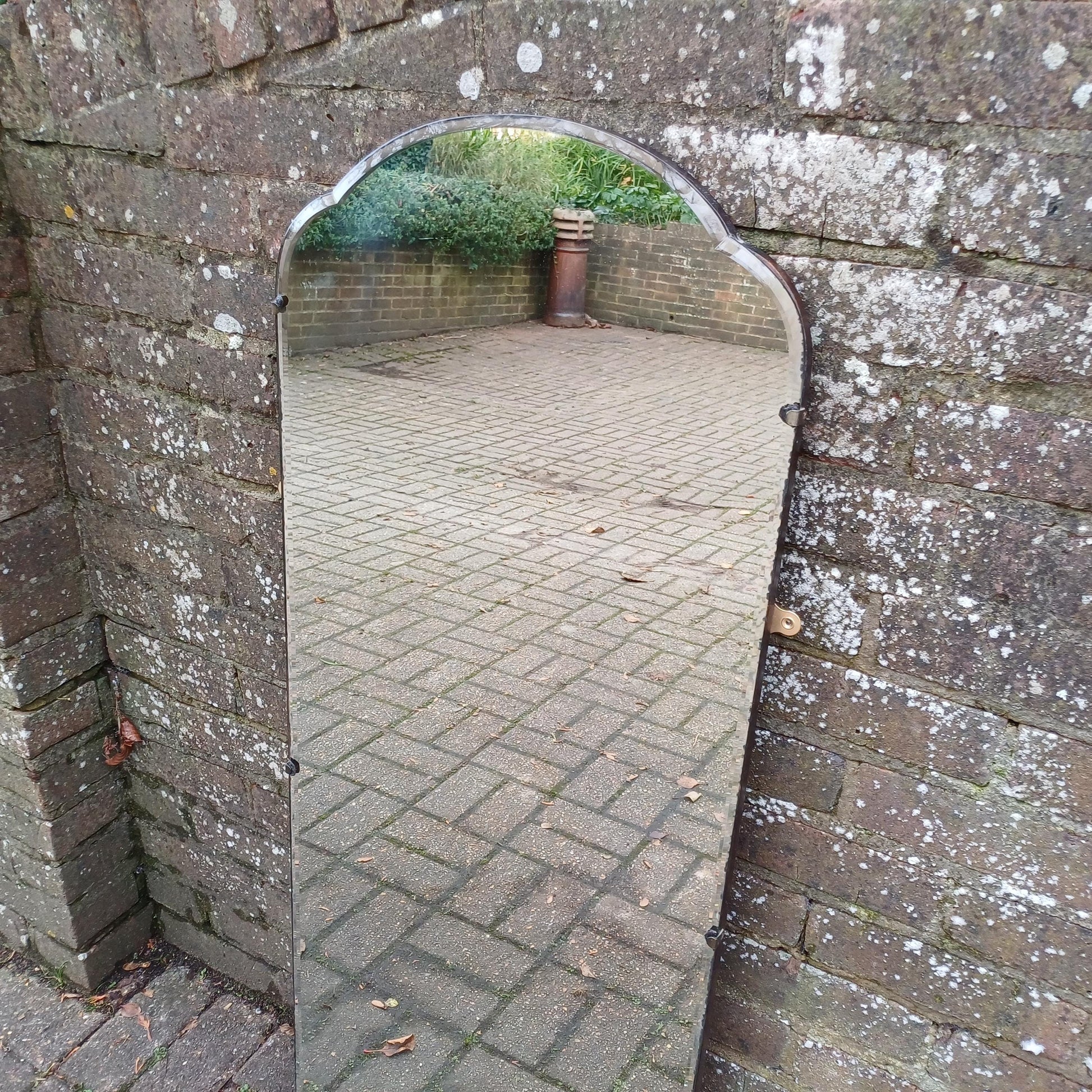Huge Vintage Mid Century Art Deco Retro Wall Mirror FREE HAND Delivery