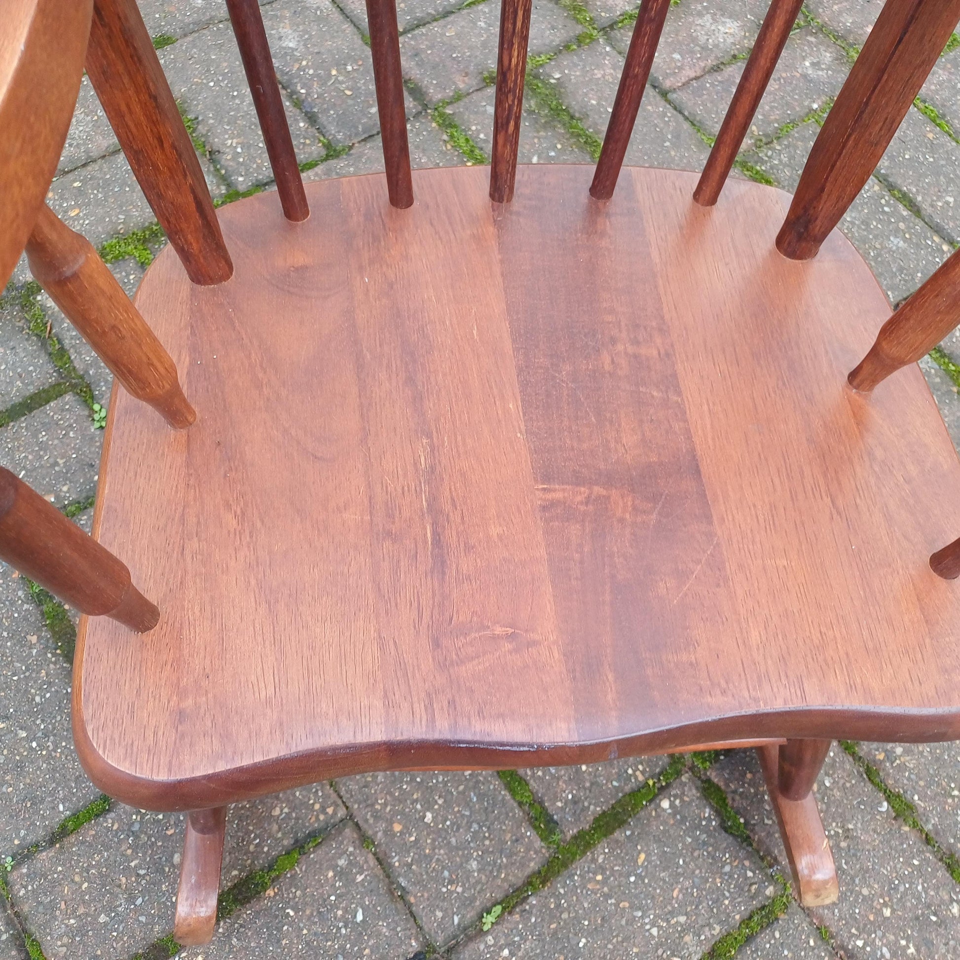 Vintage 70s or 80s Child Rocking Chair Nursery Decoration