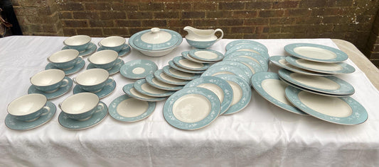 royal doulton reflection 1950s mid century dinner service. dinner ware. china vintage. VGC